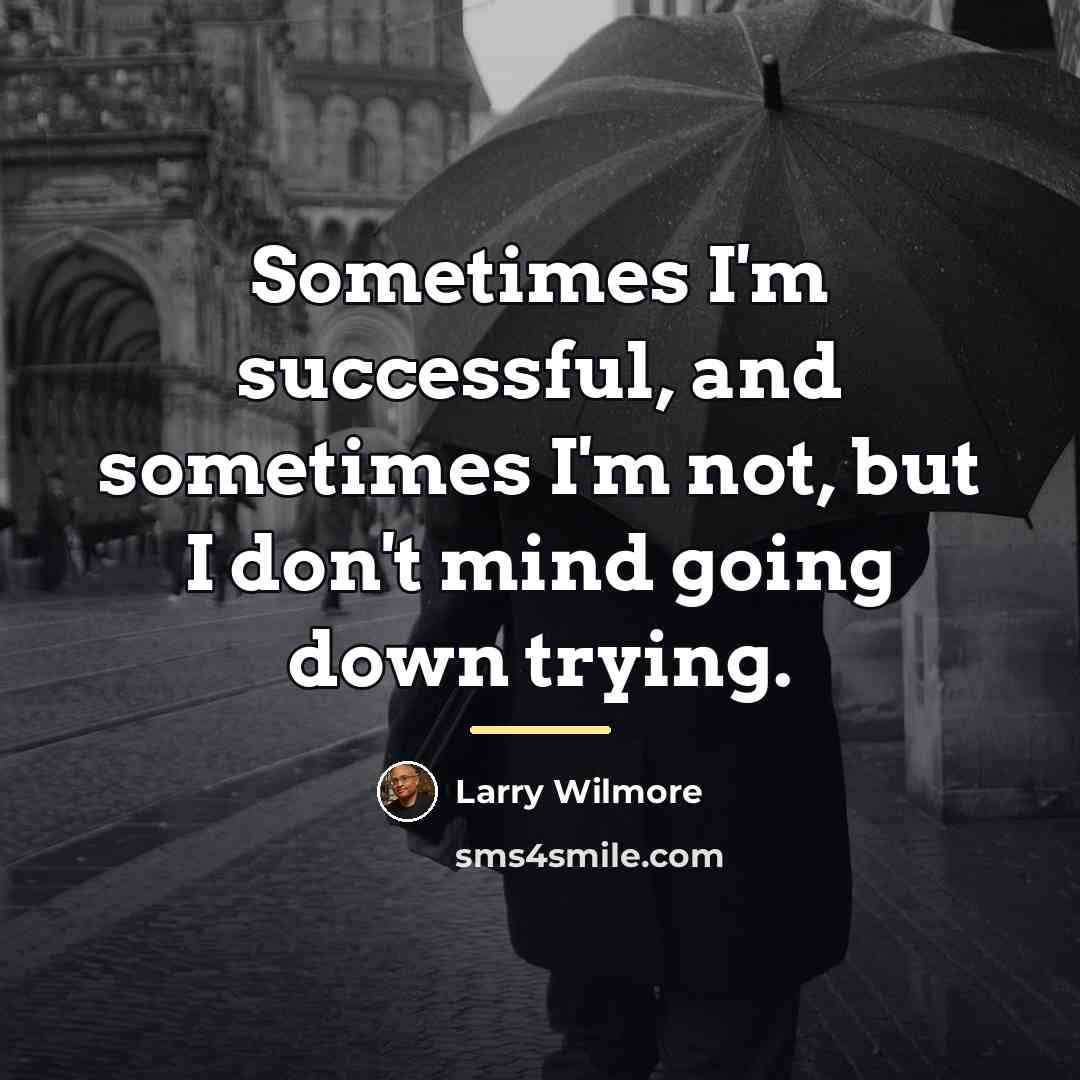 “Sometimes I'm successful, and sometimes I'm not, but I don't…” quote by Larry Wilmore