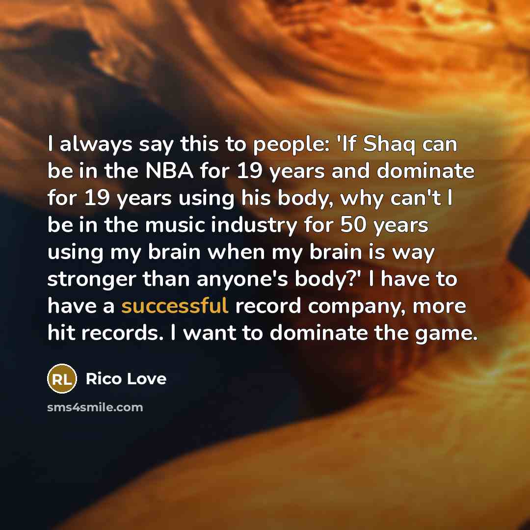 “I always say this to people: 'If Shaq can be…” quote by Rico Love