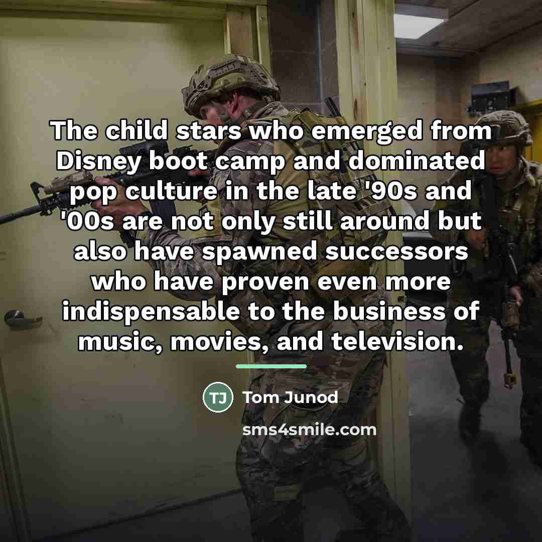 “The child stars who emerged from Disney boot camp and…” quote by Tom Junod