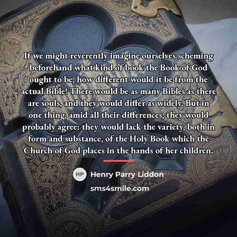 “If we might reverently imagine ourselves scheming beforehand what kind…” quote by Henry Parry Liddon