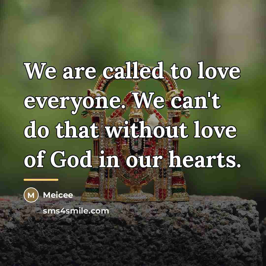 “We are called to love everyone. We can't do that…” quote by Meicee