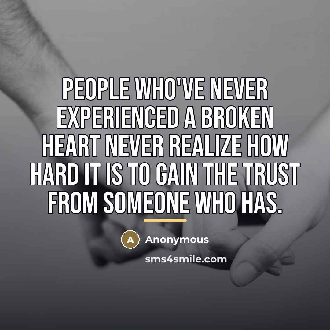 “People who've never experienced a broken heart never realize how…” quote by Anonymous