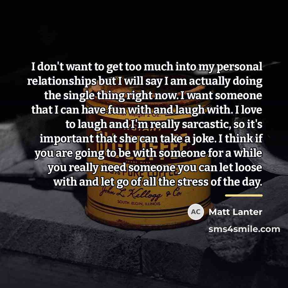 “I don't want to get too much into my personal…” quote by Matt Lanter