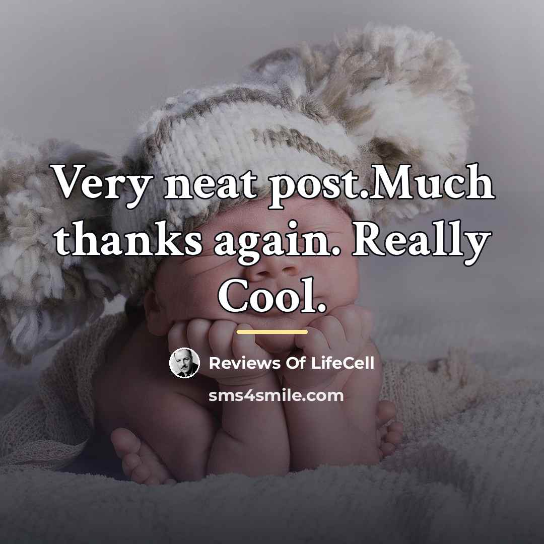 “Very neat post.Much thanks again. Really Cool.…” quote by Reviews Of LifeCell