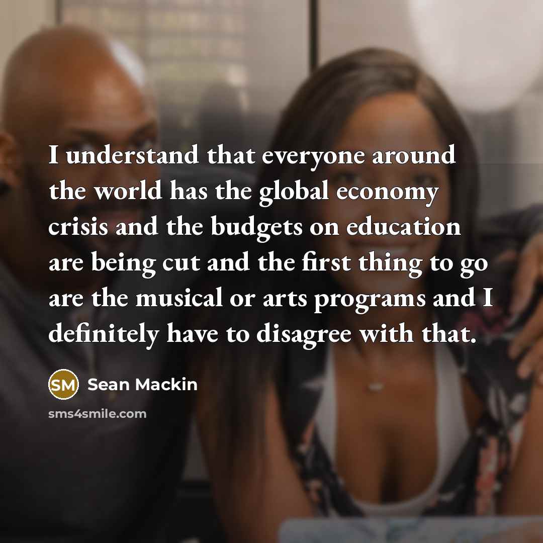 “I understand that everyone around the world has the global…” quote by Sean Mackin