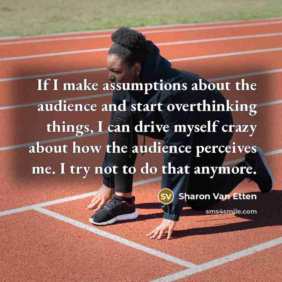 “If I make assumptions about the audience and start overthinking…” quote by Sharon Van Etten