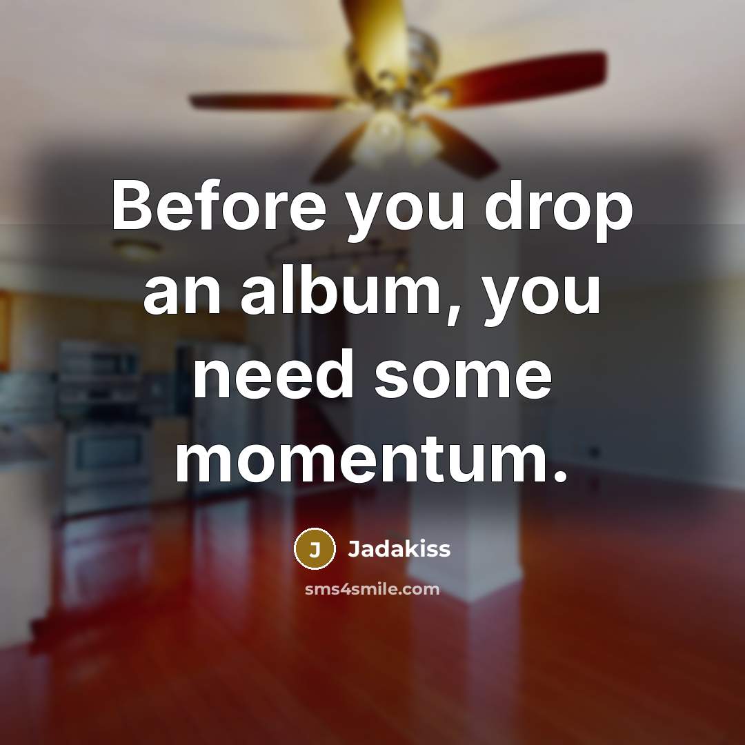 “Before you drop an album, you need some momentum.…” quote by Jadakiss