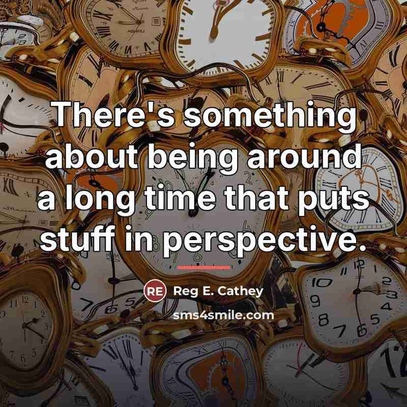 “There's something about being around a long time that puts…” quote by Reg E. Cathey