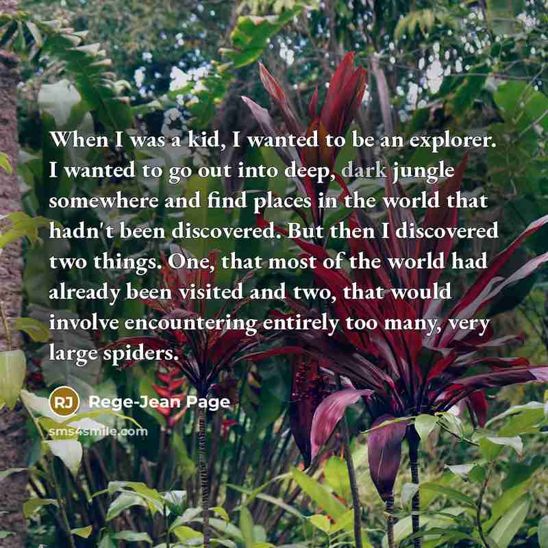 “When I was a kid, I wanted to be an…” quote by Rege-Jean Page