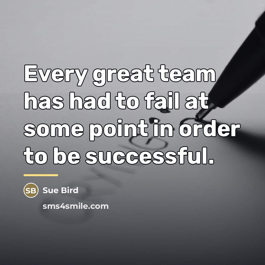 “Every great team has had to fail at some point…” quote by Sue Bird
