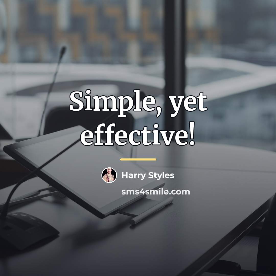 “Simple, yet effective!…” quote by Harry Styles