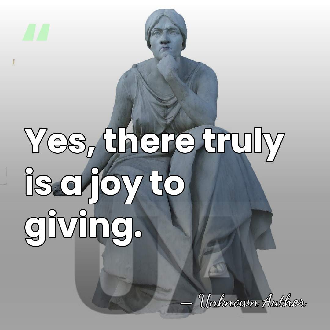 Yes, there truly is a joy to giving. - Charles Bronfman