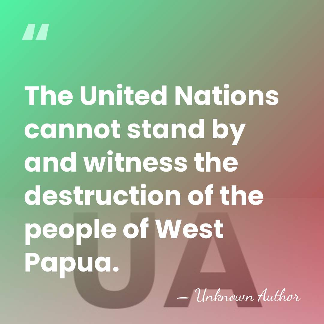The United Nations cannot stand by and witness the destruction of the&hellip; - Bernard Dowiyogo
