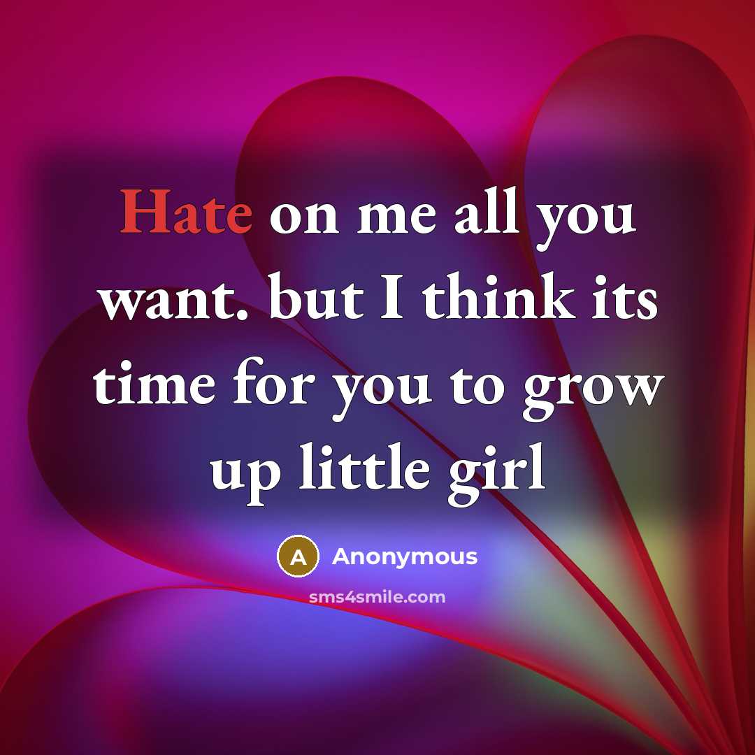 “Hate on me all you want. but I think its…” quote by Anonymous