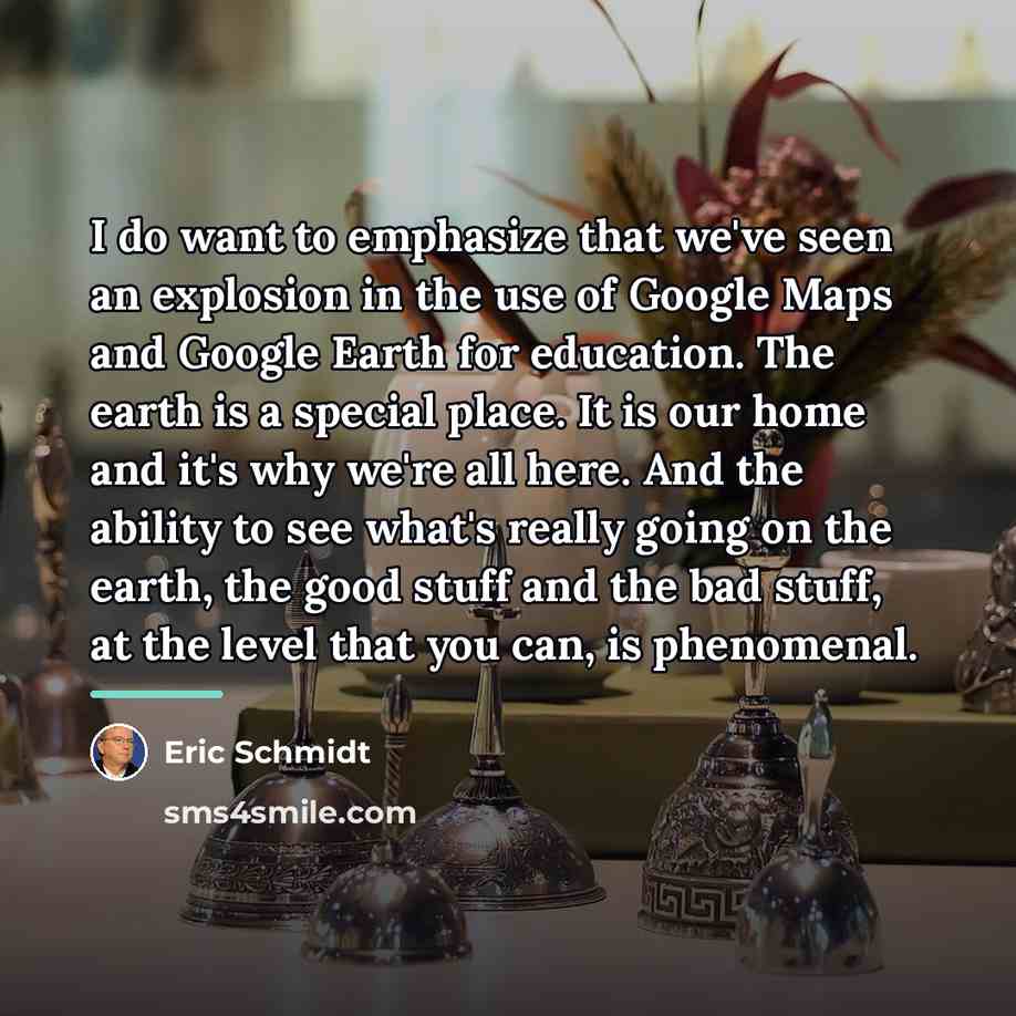 “I do want to emphasize that we've seen an explosion…” quote by Eric Schmidt