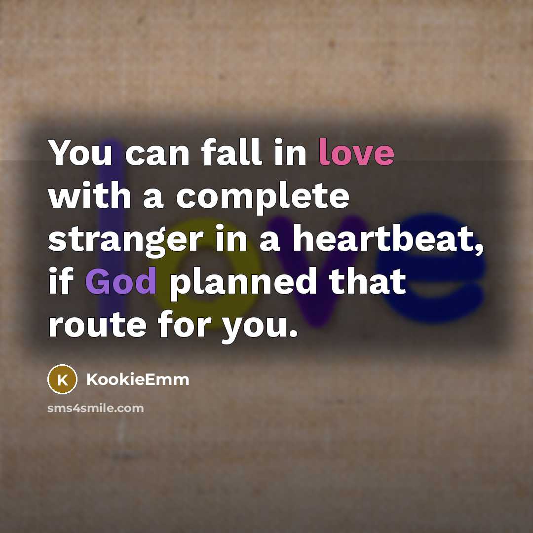 “You can fall in love with a complete stranger in…” quote by KookieEmm