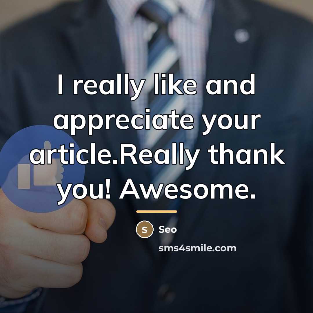 “I really like and appreciate your article.Really thank you! Awesome.…” quote by Seo