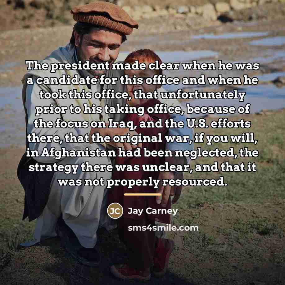 “The president made clear when he was a candidate for…” quote by Jay Carney