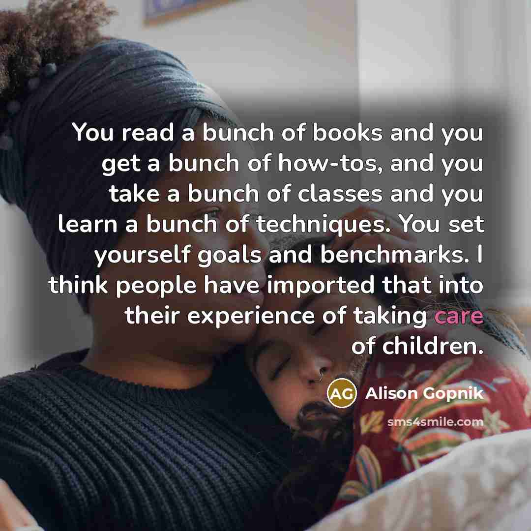 “You read a bunch of books and you get a…” quote by Alison Gopnik