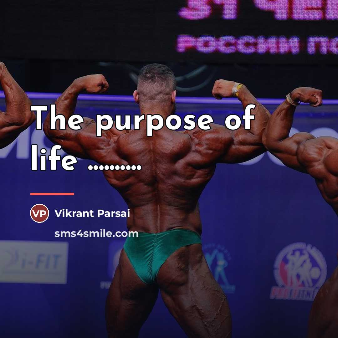 “The purpose of life ..........…” quote by Vikrant Parsai