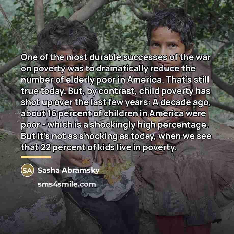 “One of the most durable successes of the war on…” quote by Sasha Abramsky