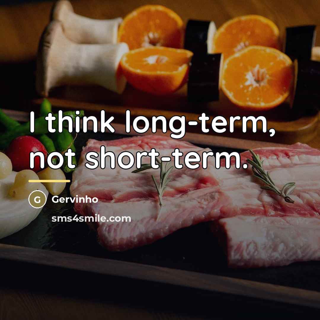 “I think long-term, not short-term.…” quote by Gervinho