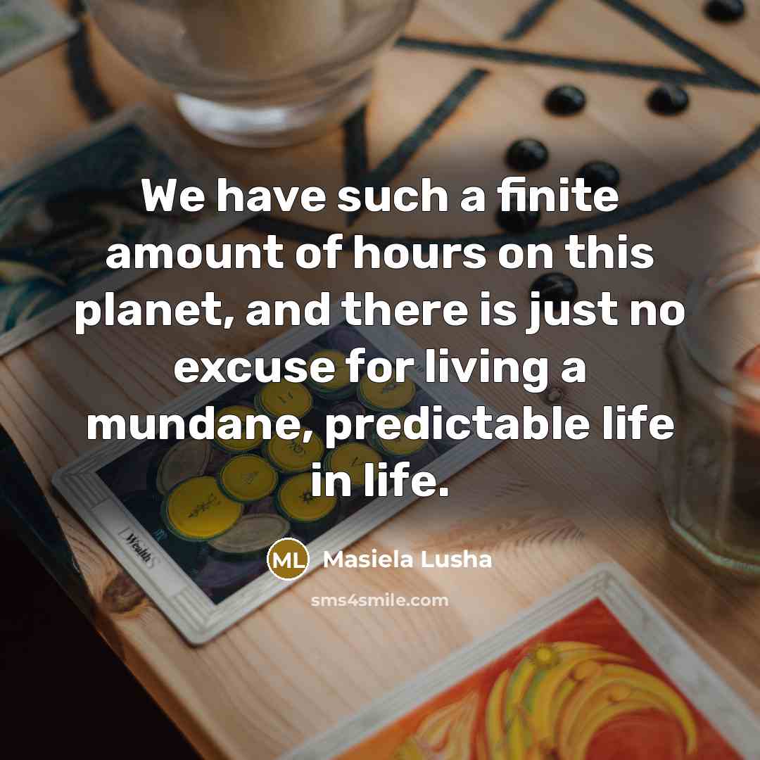 “We have such a finite amount of hours on this…” quote by Masiela Lusha