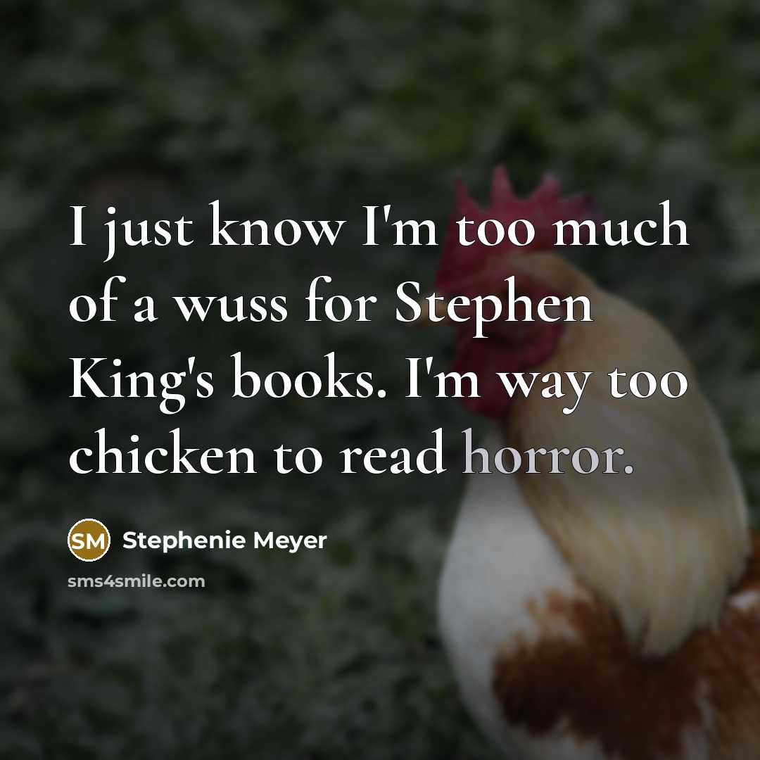 “I just know I'm too much of a wuss for…” quote by Stephenie Meyer