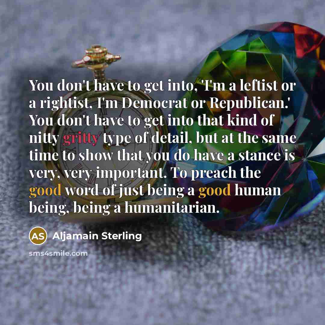 “You don't have to get into, 'I'm a leftist or…” quote by Aljamain Sterling