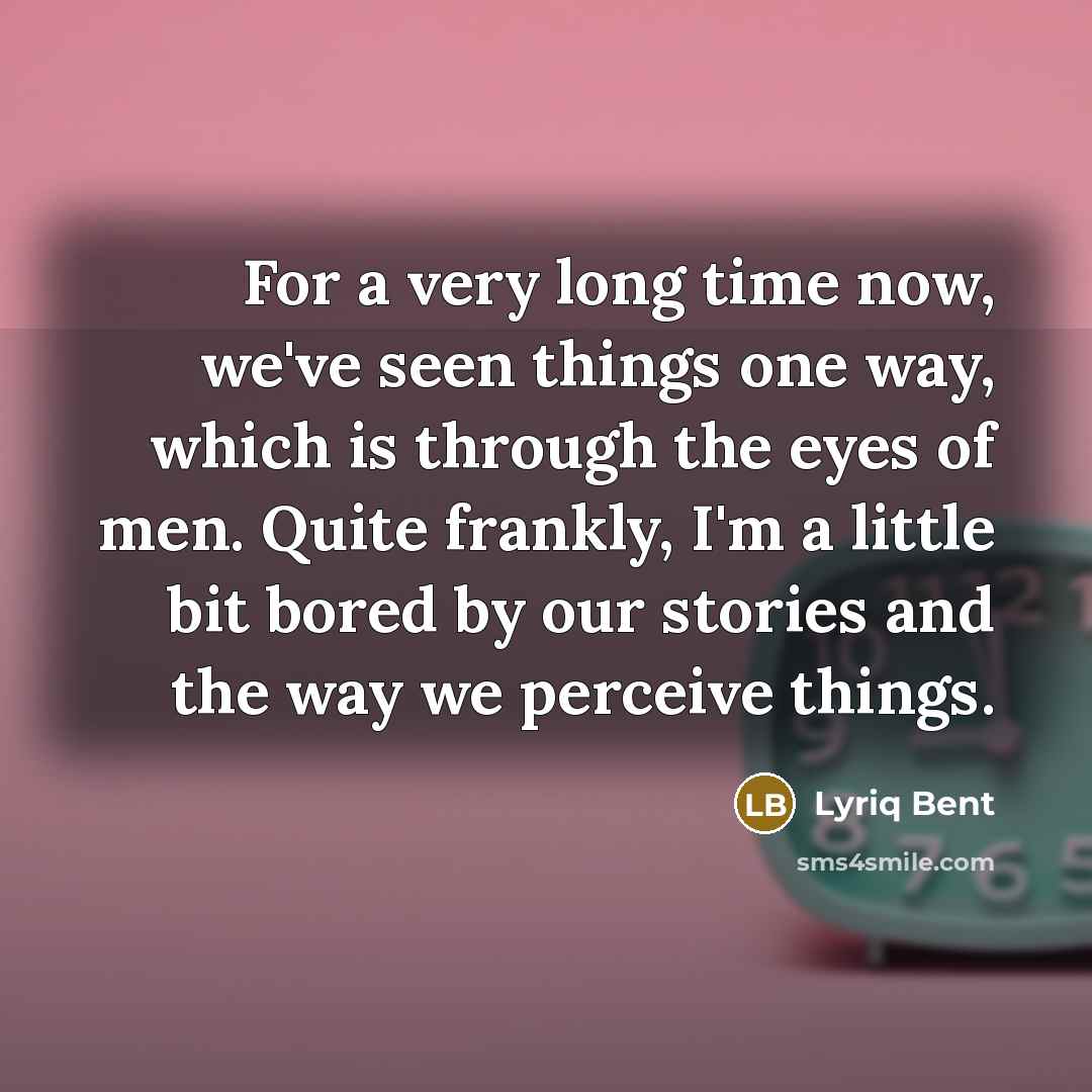 “For a very long time now, we've seen things one…” quote by Lyriq Bent