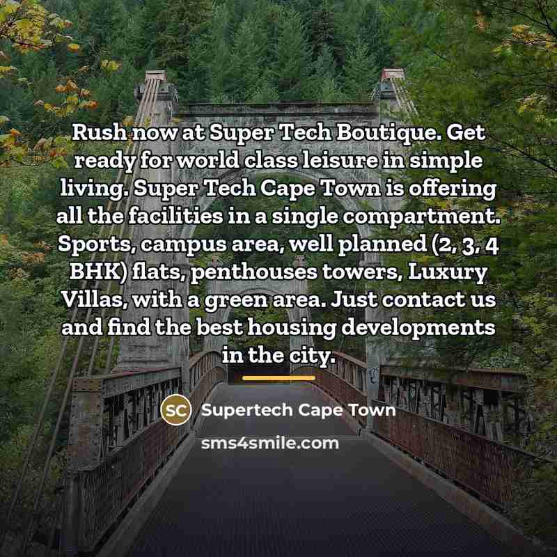 “Rush now at Super Tech Boutique. Get ready for world…” quote by Supertech Cape Town