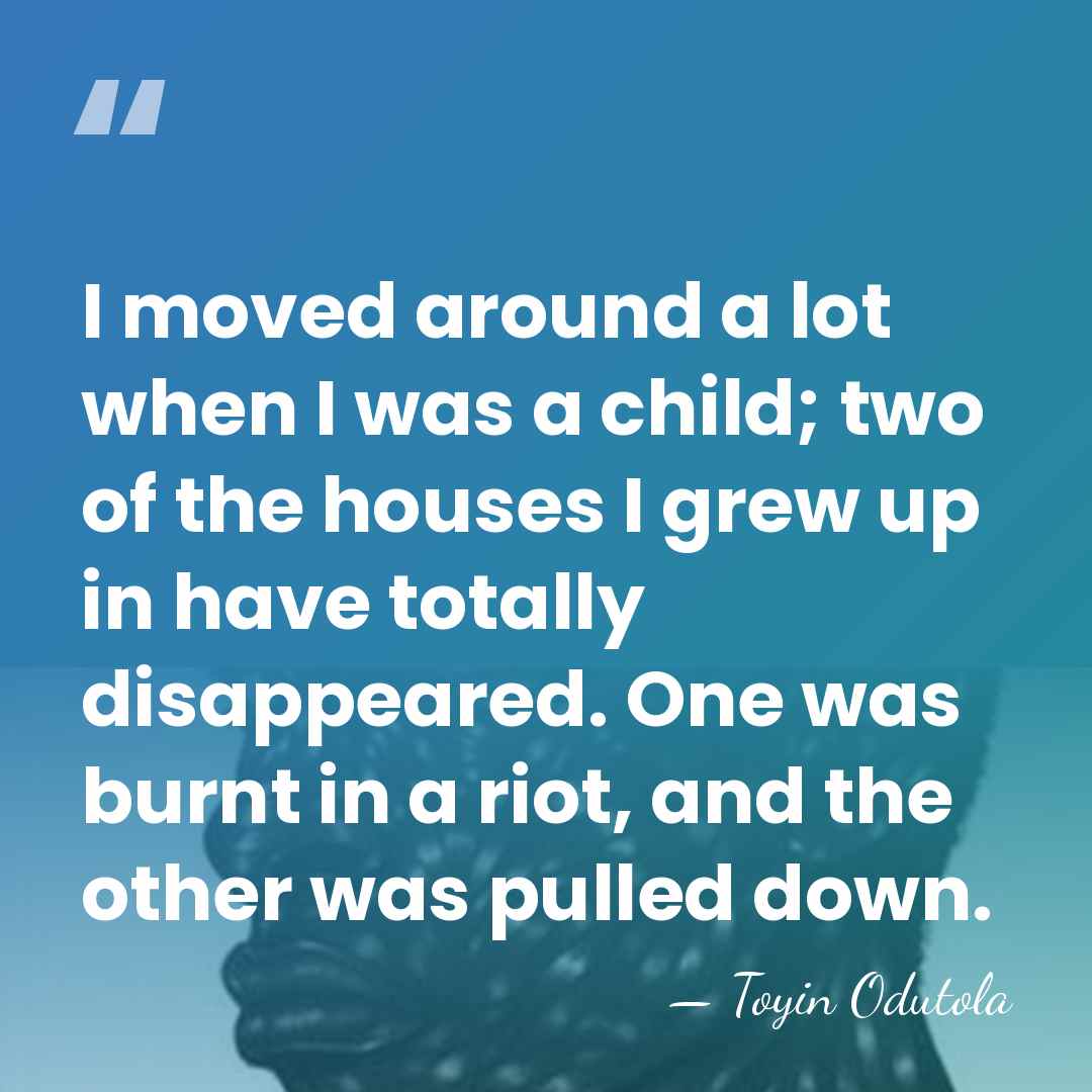 I moved around a lot when I was a child; two of&hellip; - Toyin Odutola