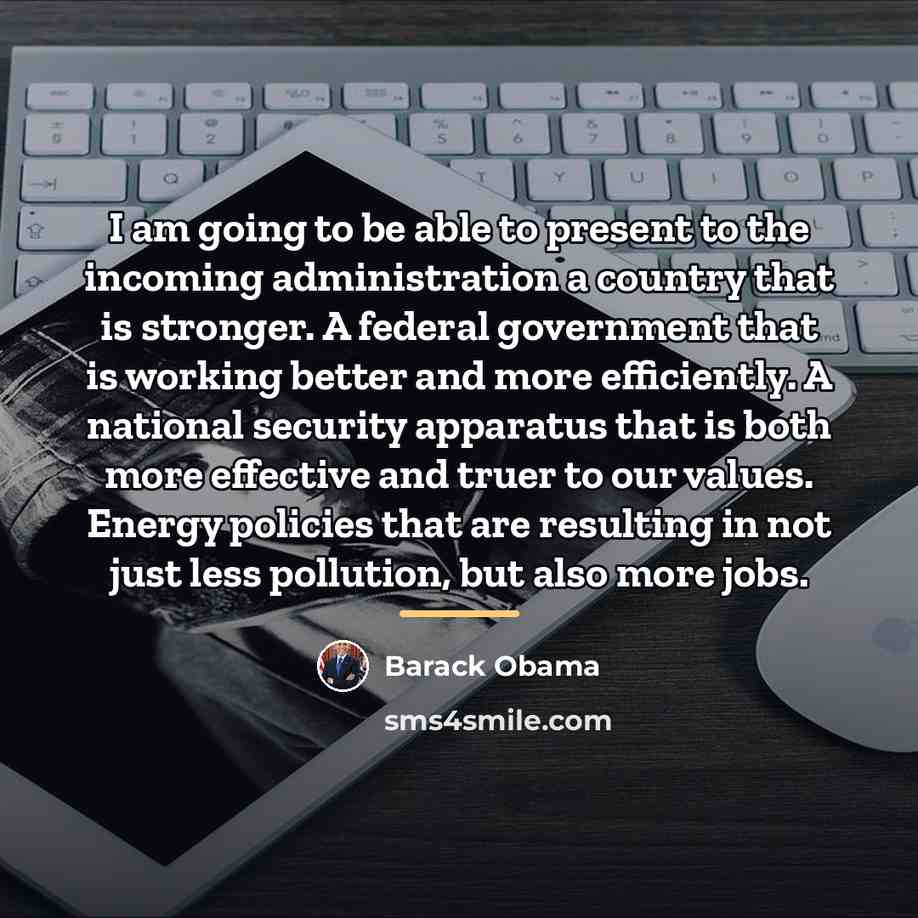 “I am going to be able to present to the…” quote by Barack Obama