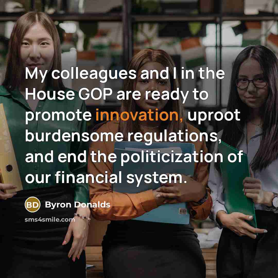 “My colleagues and I in the House GOP are ready…” quote by Byron Donalds