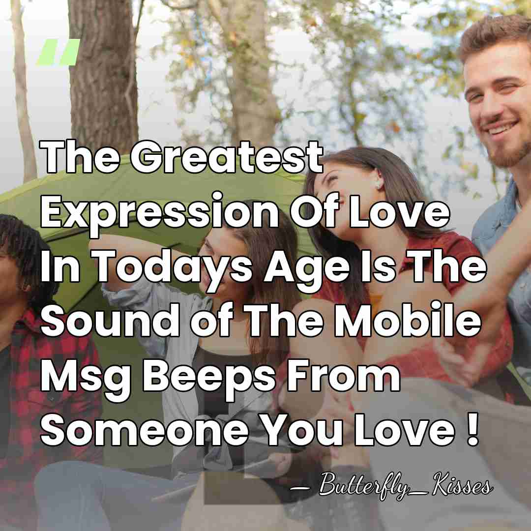 The Greatest Expression Of Love In Todays Age Is The Sound of&hellip; - Butterfly_Kisses