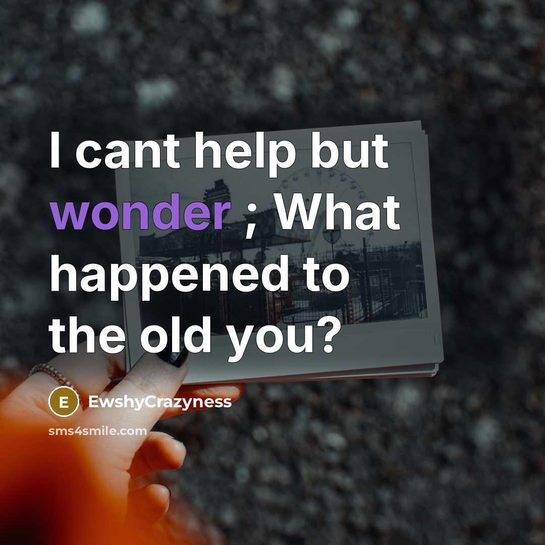 “I cant help but wonder ; What happened to the…” quote by EwshyCrazyness
