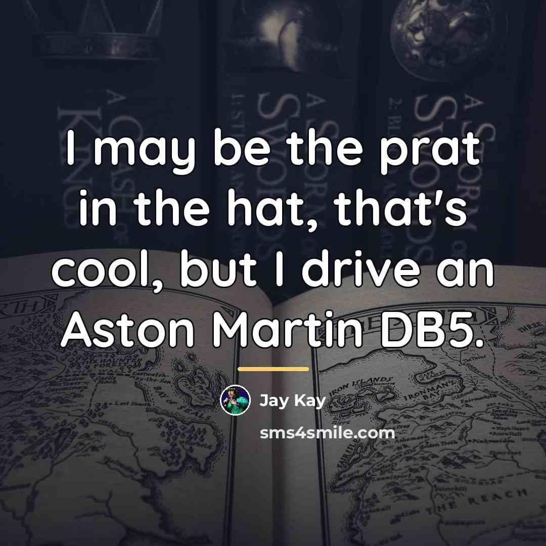 “I may be the prat in the hat, that's cool,…” quote by Jay Kay