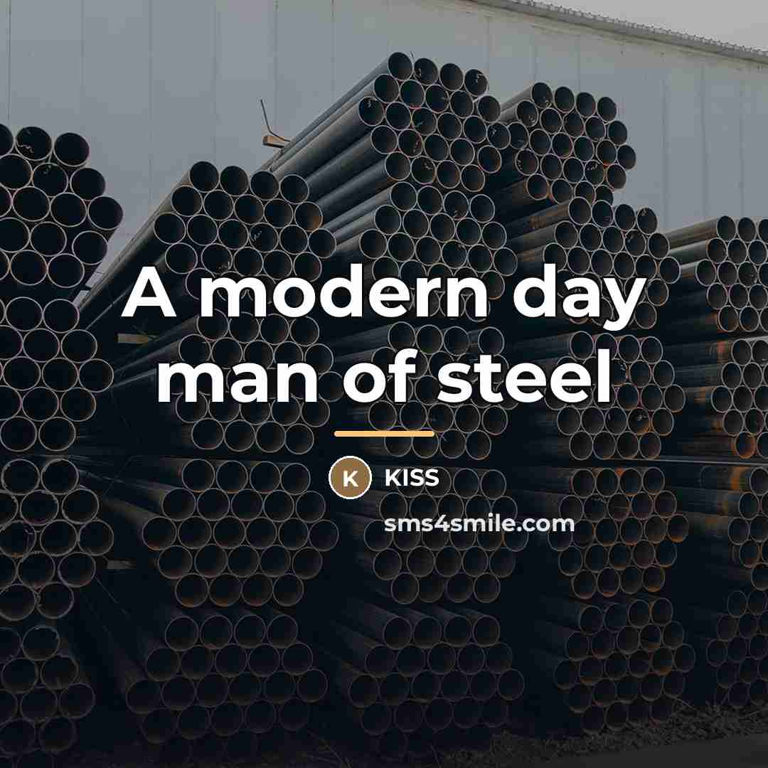“A modern day man of steel…” quote by Kiss