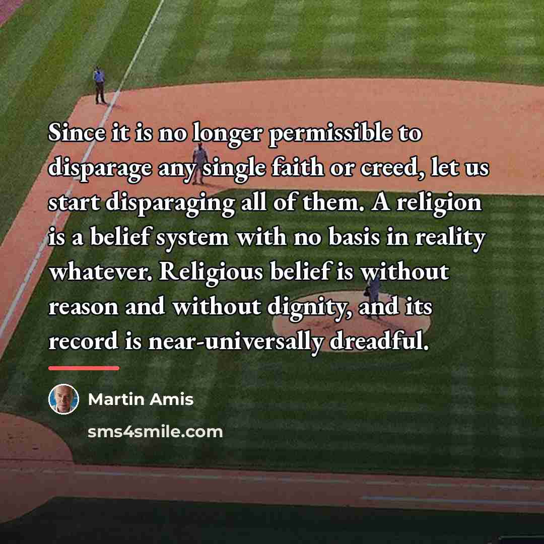 “Since it is no longer permissible to disparage any single…” quote by Martin Amis