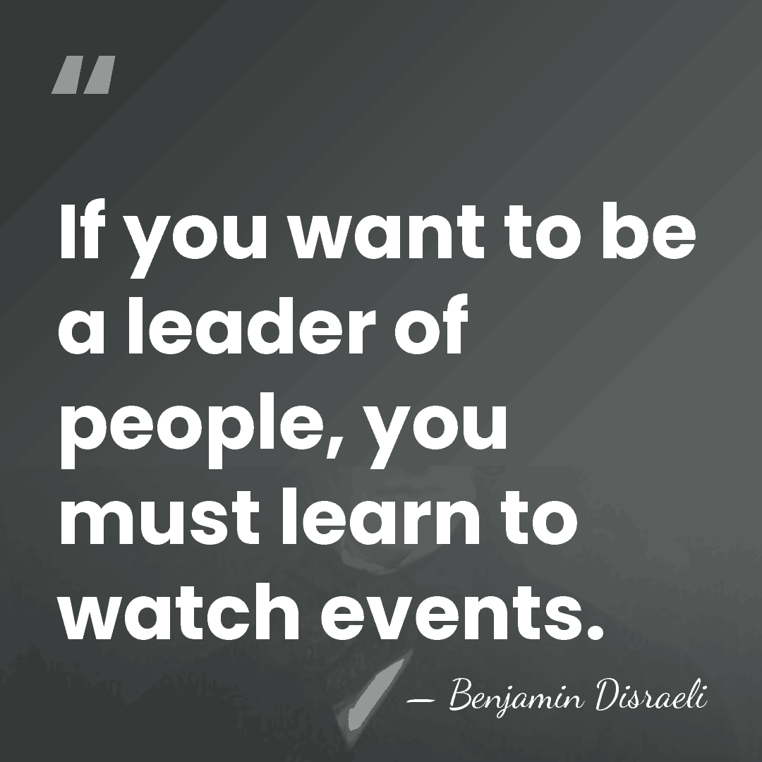 If you want to be a leader of people, you must learn&hellip; - Benjamin Disraeli