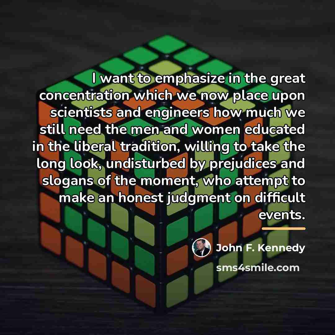 “I want to emphasize in the great concentration which we…” quote by John F. Kennedy