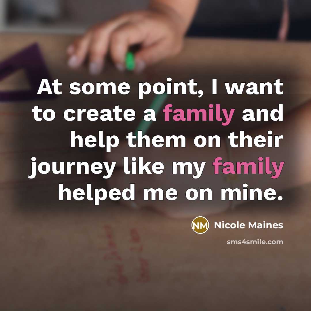 “At some point, I want to create a family and…” quote by Nicole Maines