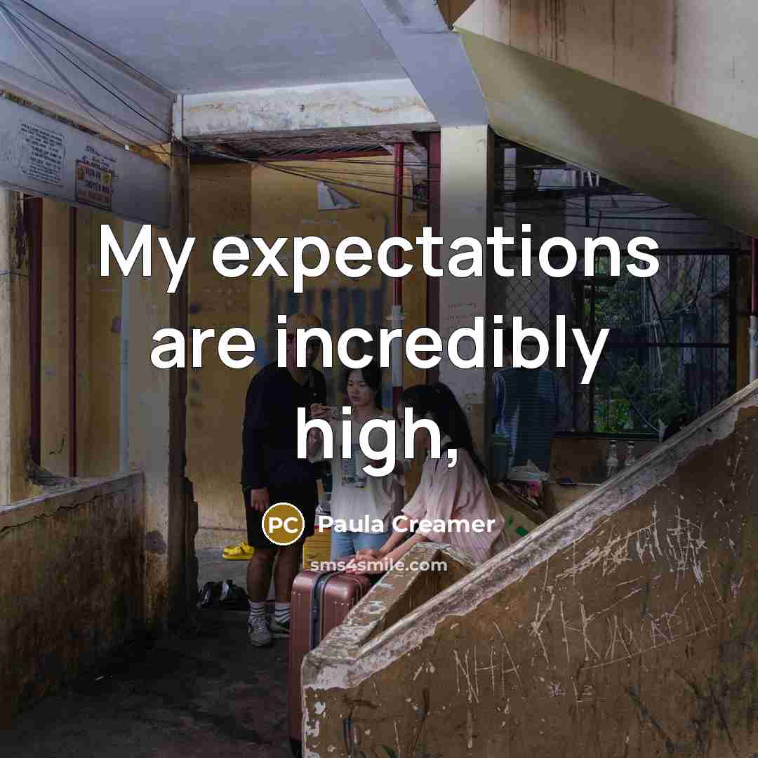 “My expectations are incredibly high,…” quote by Paula Creamer
