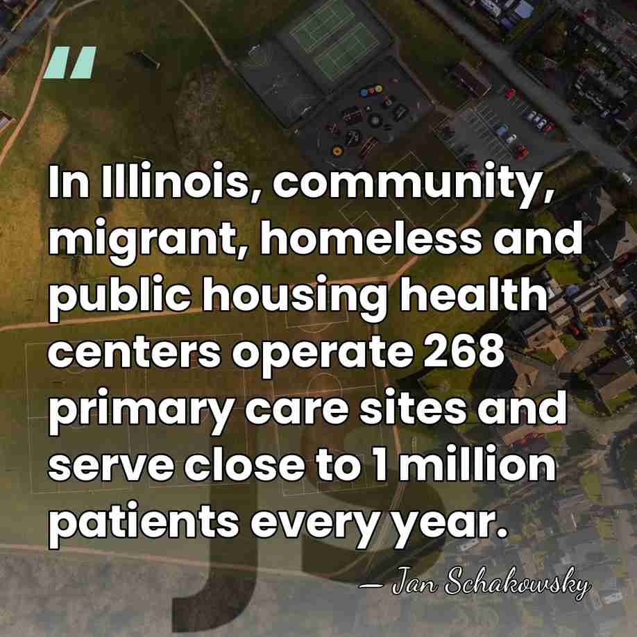 In Illinois, community, migrant, homeless and public housing health centers operate 268&hellip; - Jan Schakowsky