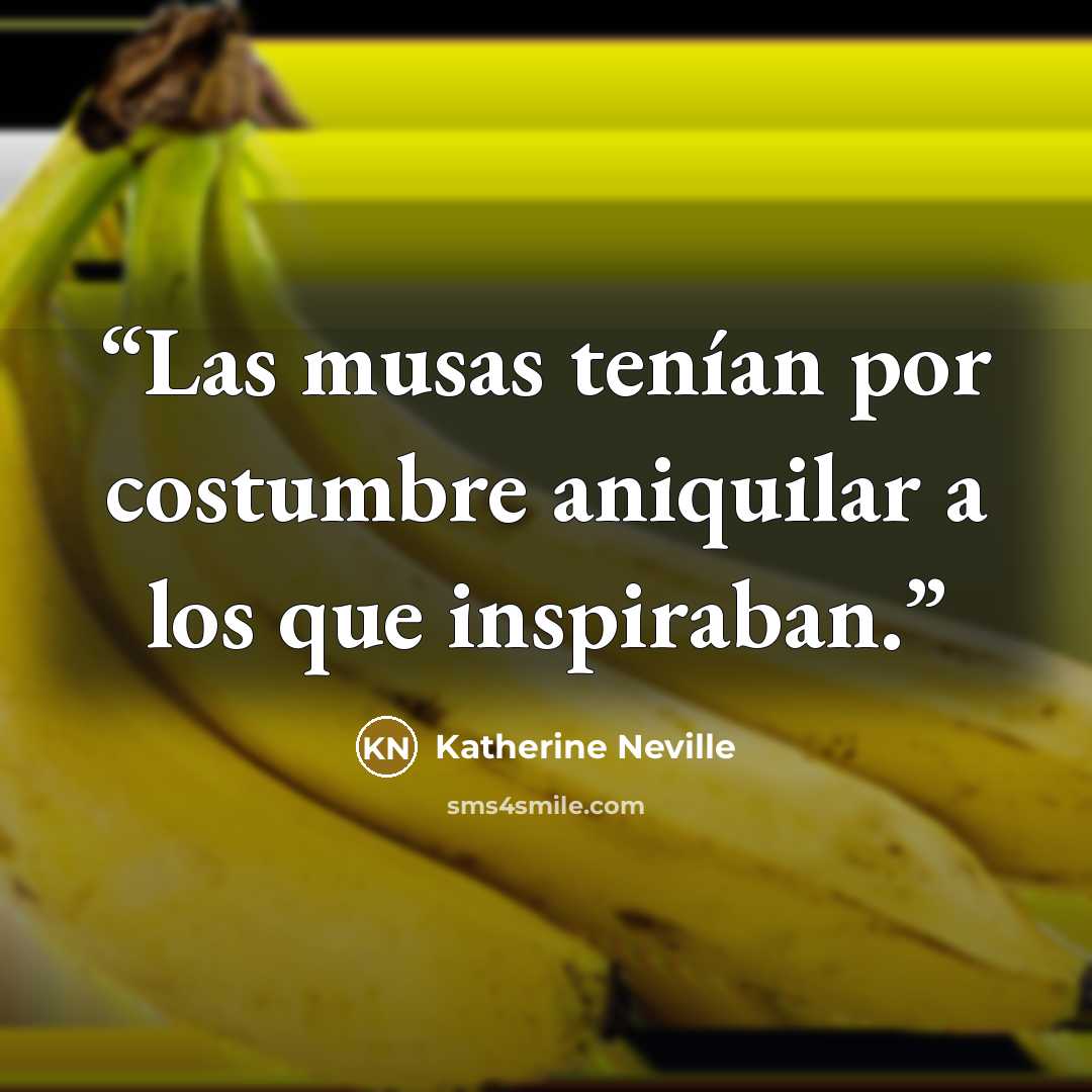 “Las musas tenían por costumbre aniquilar a los que inspiraban.” quote by Katherine Neville