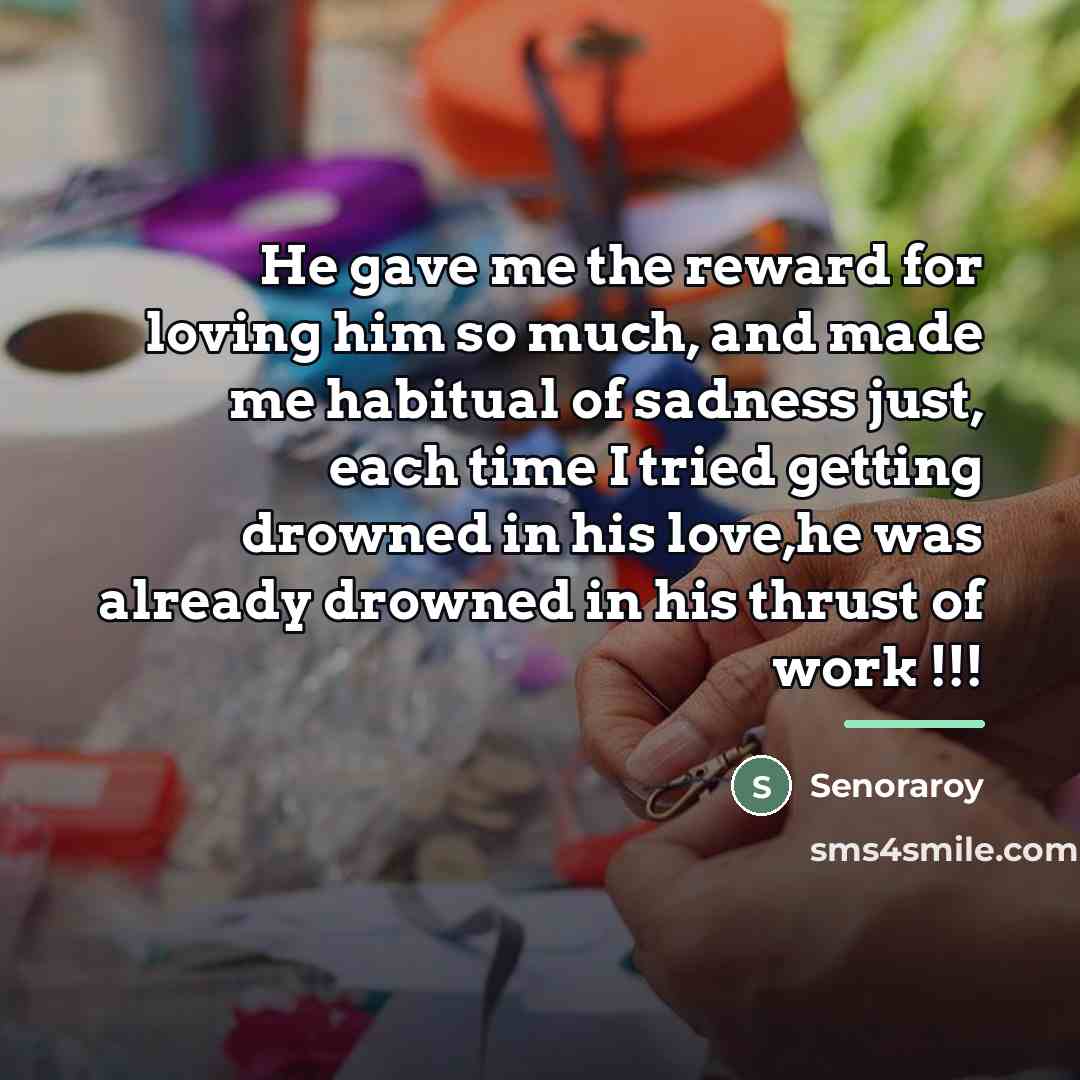 “He gave me the reward for loving him so much,…” quote by Senoraroy