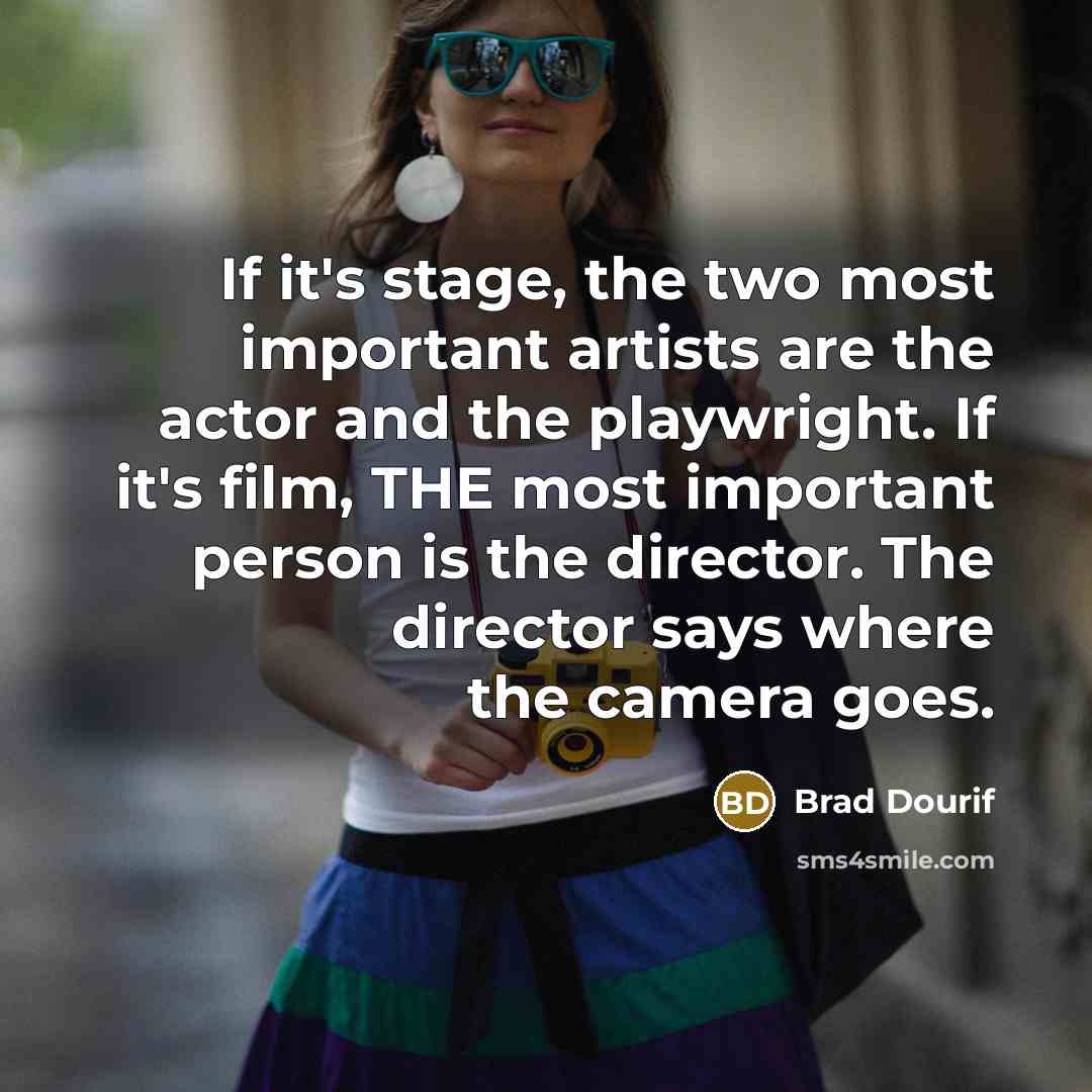 “If it's stage, the two most important artists are the…” quote by Brad Dourif