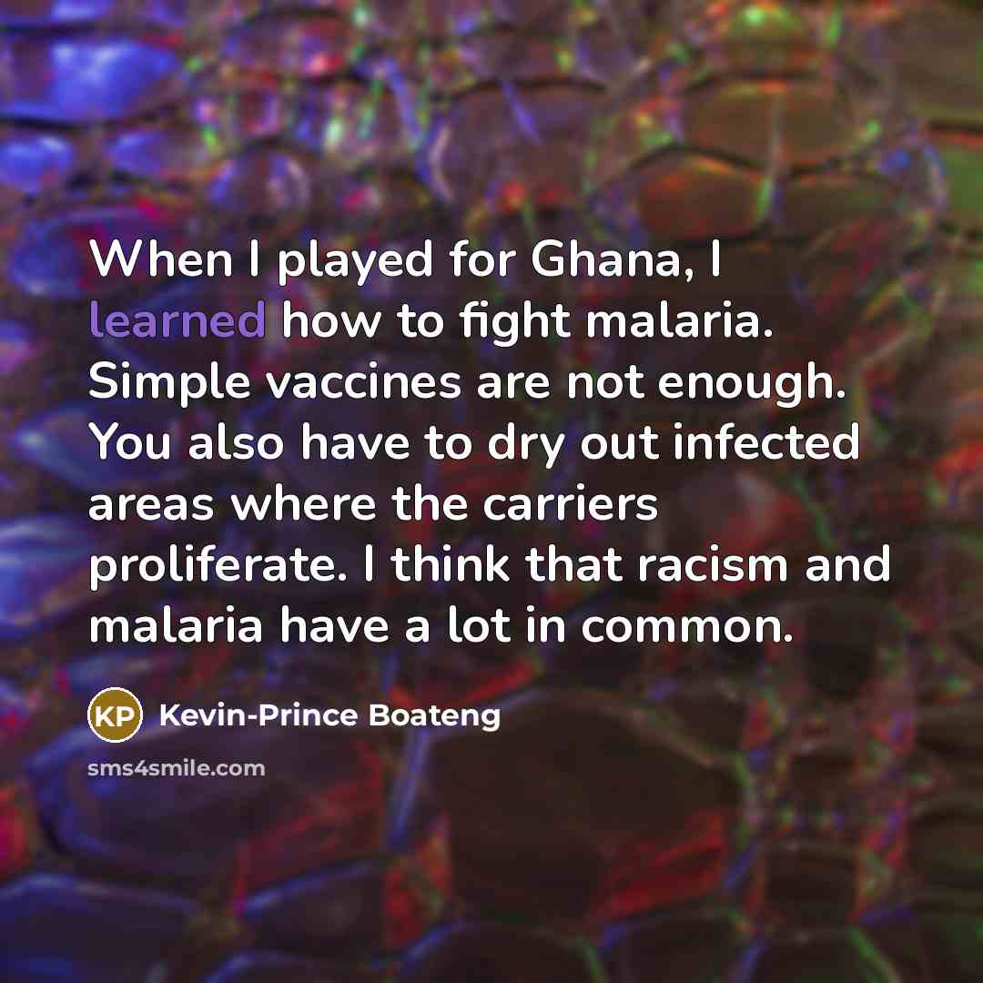 “When I played for Ghana, I learned how to fight…” quote by Kevin-Prince Boateng