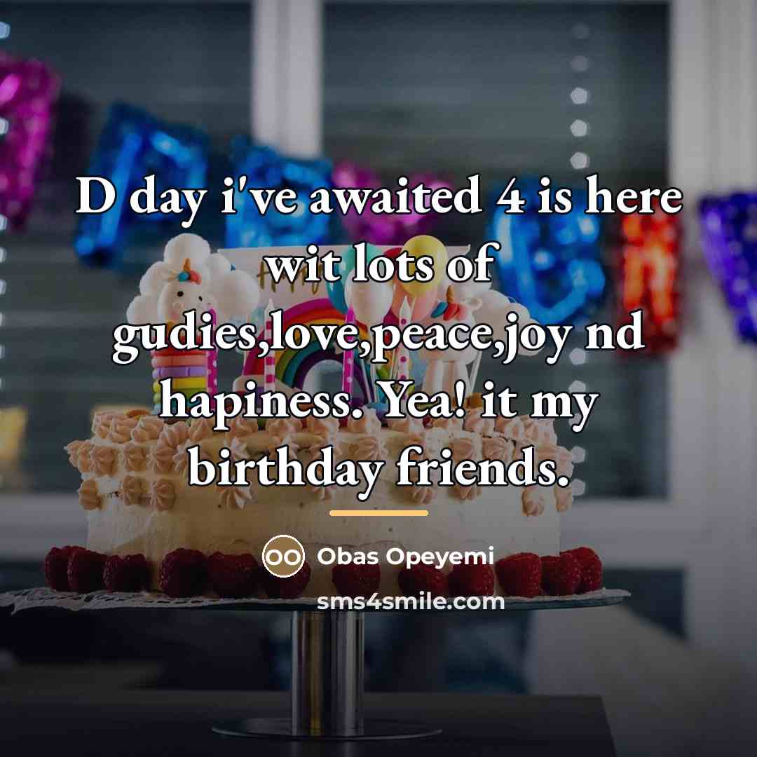 “D day i've awaited 4 is here wit lots of…” quote by Obas Opeyemi
