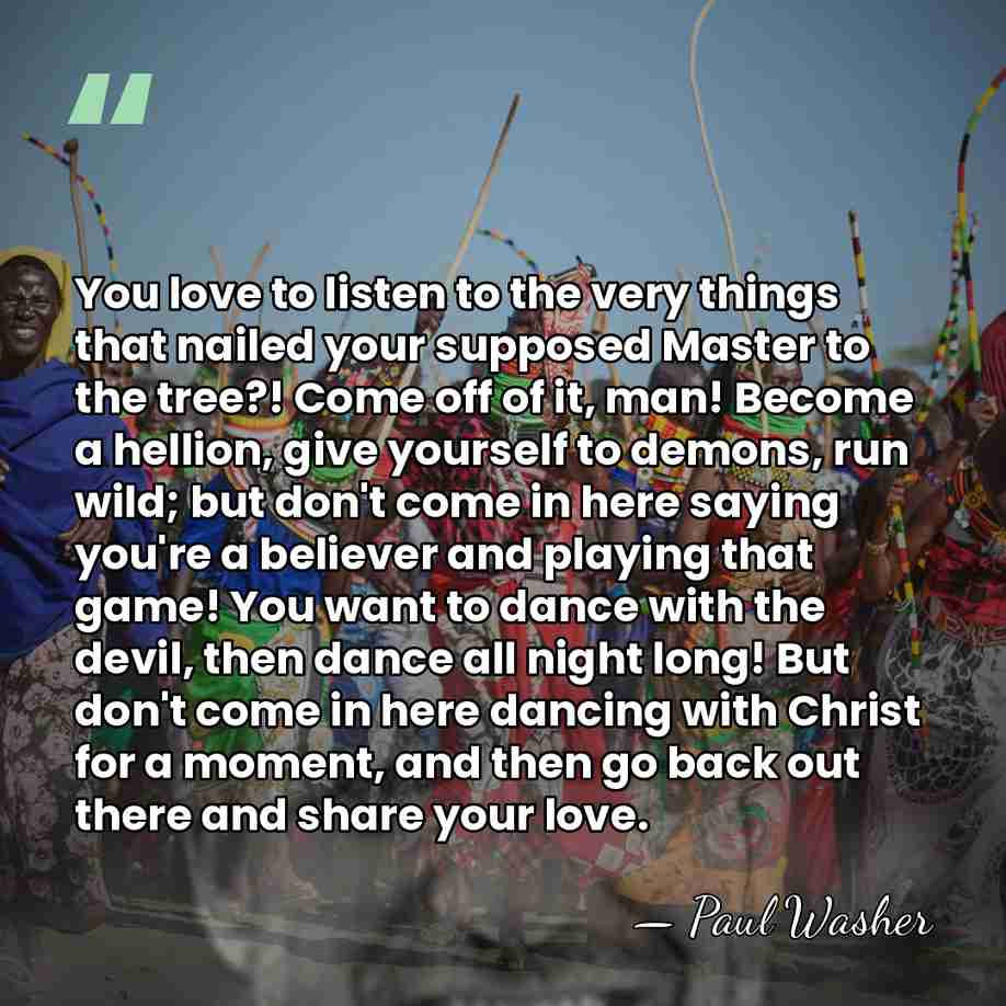 You love to listen to the very things that nailed your supposed&hellip; - Paul Washer